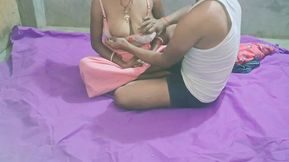 Village Hot Mami Boobs Pressing and Fucking