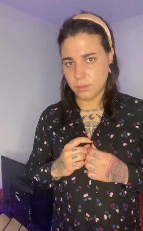 I wanted to record this video for you without makeup and without effect