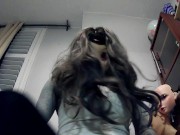Emily's Masks Pt3! POV play time with masked doll Celli! As she dominates you with her rubber body!