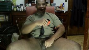 sweaty straight army bbc hunk back home from training busting a huge load in his jockstrap