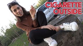 Cigarette outside (Smoking) - FULL HD