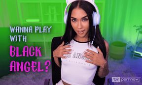 Erotic Gaming Session Starring  Black Angel (Passthrough)
