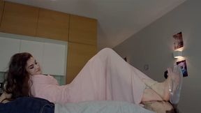 Goddess Lisa - Transparent Flip-flops - Part 2 - 4K