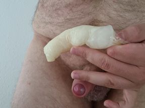 24 Loads of Cum - Fill up the entire Condom