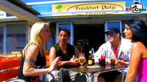 Teen Group Sex Outdoors: Spanish Babes Getting Wild Together