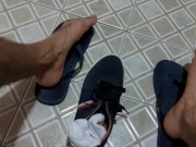 Caliente en los vestidores del gym