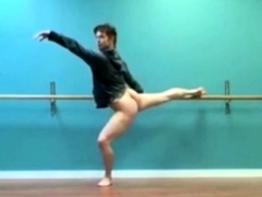 Male ballet practice (without tights!)