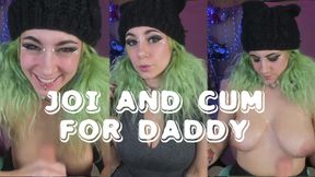 JOI AND CUM FOR DADDY | POV