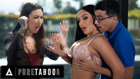 'Sheena Ryder makes her wife watch her getting ravaged by scrawny teen neighbor's throbbing cock&#x1F32D;'