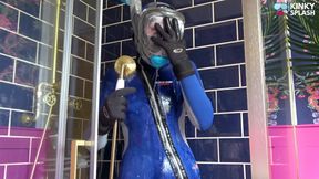 Invisible Neoprene Agent Buffed in Cum by 14 Horny Recruits