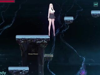 Hot Blond Fight her way throughout concupiscent Aliens (Darksome Star)