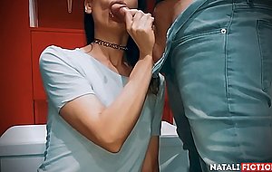 Natali fiction, my girlfriend makes me a slow bj
