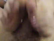 La polla se quedo blanca de tanto escupir