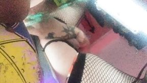 sissybriana toying with her asspussy