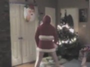 Christmas strip tease full nude