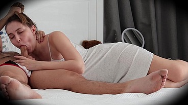 Stepmom’s Secret: Head Massage Turns Oral