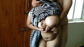 Muslim Hijab Sex with Her Hindu Fat Boy