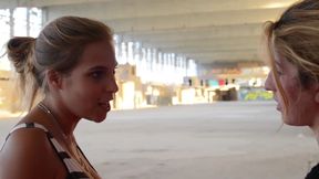 Faceslapping mega slaps - I fight for my place - Domina Mikaela Wolf &amp; slave Natasha Grof