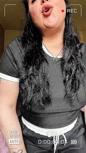 Stunning domina humiliates loser with big natural tits