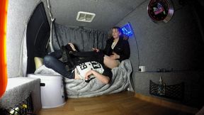 Chelsea Face Sitting In The Camper Van (4K)