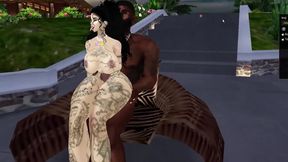 Slutty IMVU Cartoon Bitch Riding Hard For A Juicy Orgasm