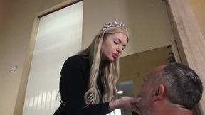 Frech Mistress Slap And Spit