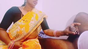 Indian Saree Stepmom and Stepson Hardcore Fucking Telugu Dirty Talks.
