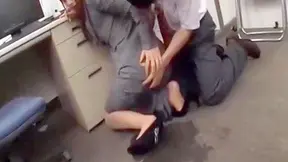 Japanese Teacher's Peekaboo Pants Exposed - Wild Anal Ride Begins