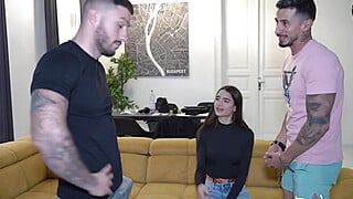 Threesome with The Florist and My European Girlfriend. Candie Luciani Raul Bud Valentino Roca