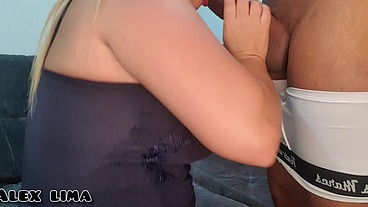 Pego minha mulher , Ines Ventura , Vendo vídeos porno, E eu tive que comer a buceta dela