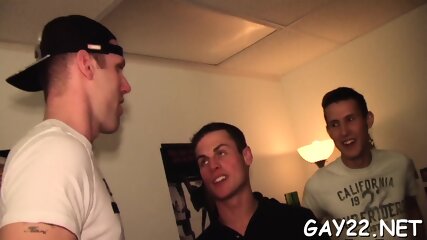 College boy takes first cock