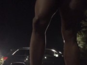 Full video only, on (onlyfans) Naked work out outside