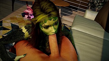 Sexy Dryad Sucks Dick in POV