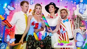 Naughty Nanny Knows A Spoonful Of Cum Is The Best Way To Learn (mary Poppins Parody) With Alexa Payne, Nicky Rebel And Ashley Alexander