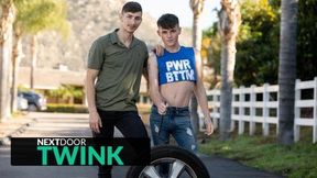 Teen Avery Jones Cant Change A Tire But Can Take A Good Dick