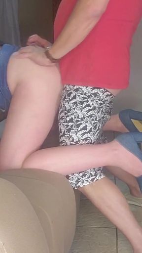 Unforgettable moment from &quot;Fuck my roomate caught me masturbating ,and she fucked me so hard&quot;