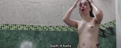 Brushing and Washing My Hair Naked