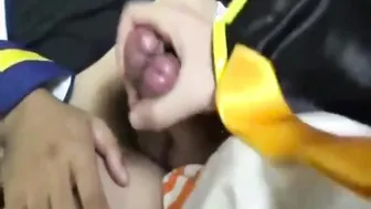 Asian Twink Crossdressers in Cosplay Jerk Each Other
