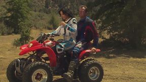 Rough Moto Ride in the Burning Desert