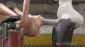 Android Tempts Her with Secret Oral Desires in Steamy Sci-Fi Tryst