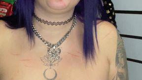 Val in pantyhose in oil b2p red balloons