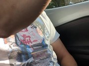 Jerking off while driving