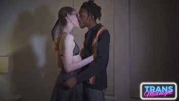 Petite Small Tits Trans Princess Emmy Intense BBC Anal Sex
