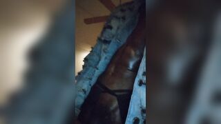 Rubber hood Prince J X-Rated BIG BLACK COCK Show