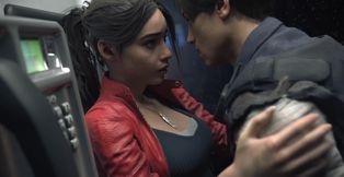 Claire Redfield and Leon Sneaking Away from The Zombies