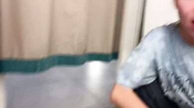 Petite Briar Riley Gushes Creamy Pussy In H&M Almost Caught Dildo Blast