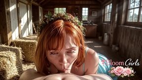 my cute 18yo neighbor in the village lured me into the shed to straddle my huge cock with her juicy, virgin pussy. she moaned loudly at the sensation of semen inside her[ai]
