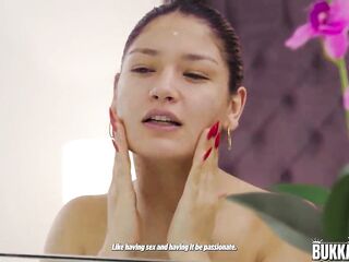 Bukkake Latin - Large-assed Rosex Argentina receives goo by the liter.