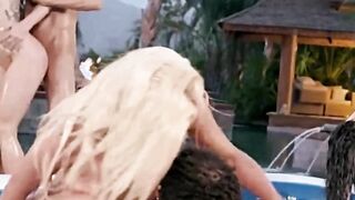 Ten Of The Hottest & Horniest Pornstars Show Up For The Biggest Orgy By The Pool 2