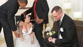 The Ultimate Interracial Wedding with a Thrill-Packed, Mind-Blowing, Threesome Extravaganza